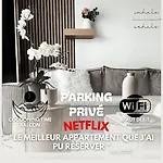 Apartment Le Cocon Blanc -t2 Cosy Avec Parking Prive & Balcon - Gare, Nouvelle