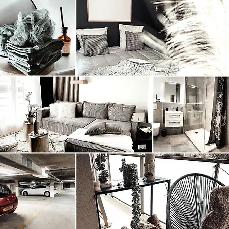 Apartmán Le Cocon Blanc -t2 Cosy Avec Parking Prive & Balcon - Gare, Nouvelle *