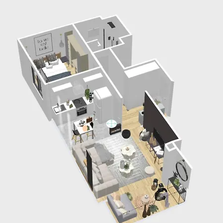 Apartmán Le Cocon Blanc -t2 Cosy Avec Parking Prive & Balcon - Gare, Nouvelle