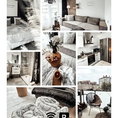 Le Cocon Blanc -t2 Cosy Avec Parking Prive & Balcon - Gare, Nouvelle *