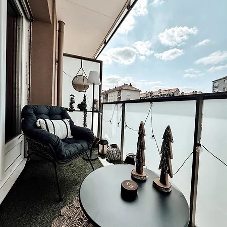 דירה Le Cocon Blanc -t2 Cosy Avec Parking Prive & Balcon - Gare, Nouvelle *