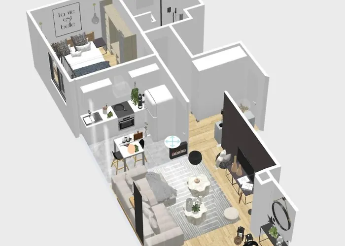 아파트 Le Cocon Blanc -t2 Cosy Avec Parking Prive & Balcon - Gare, Nouvelle